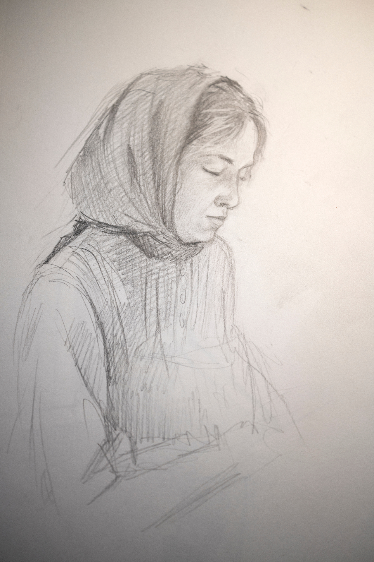 Woman in a Scarf